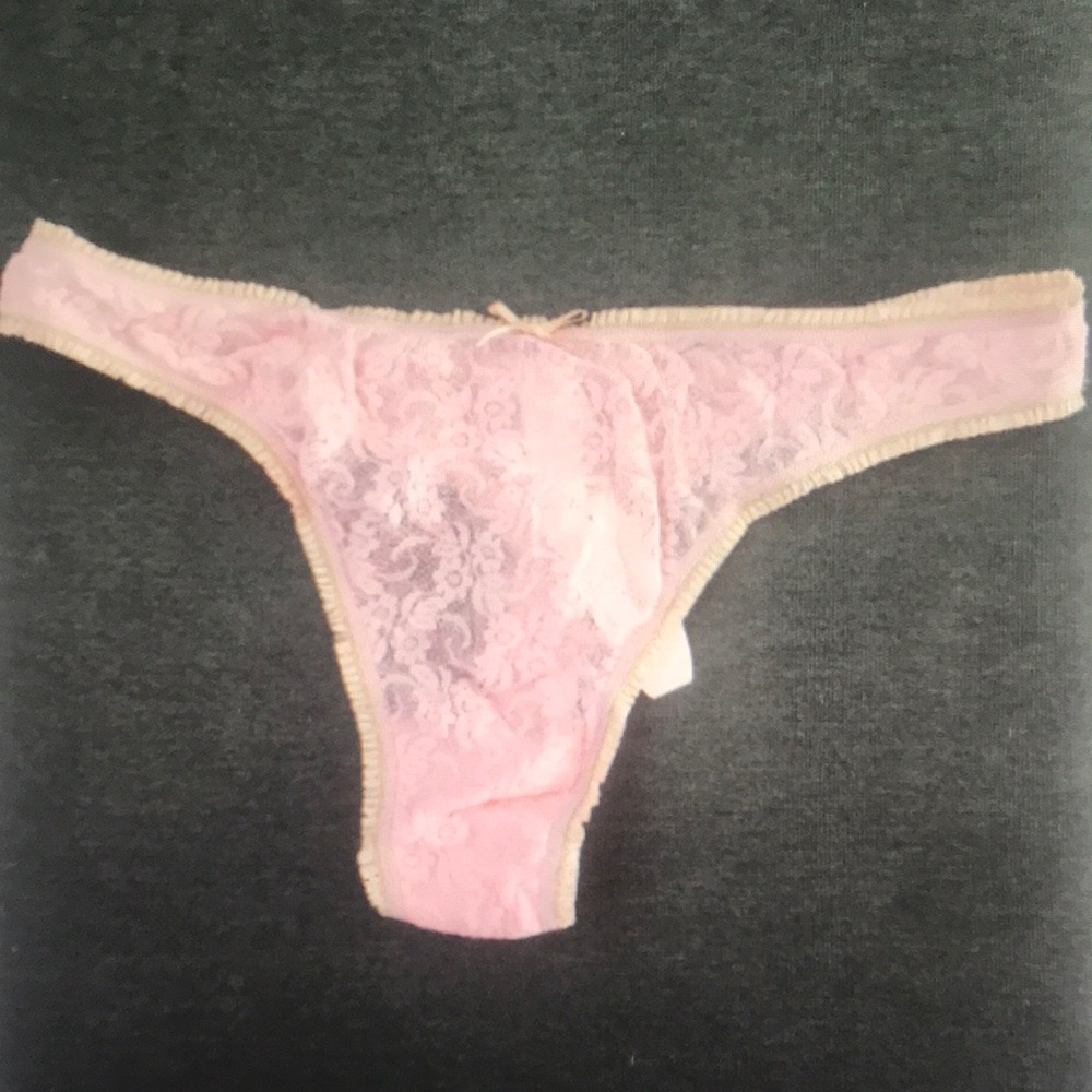 Pink Lace Women's Thong